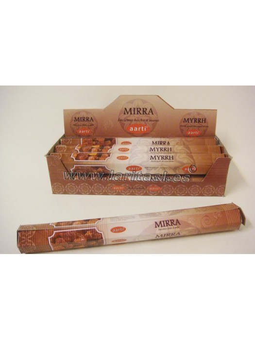 Incenso Aarti Mirra (pack 6)
