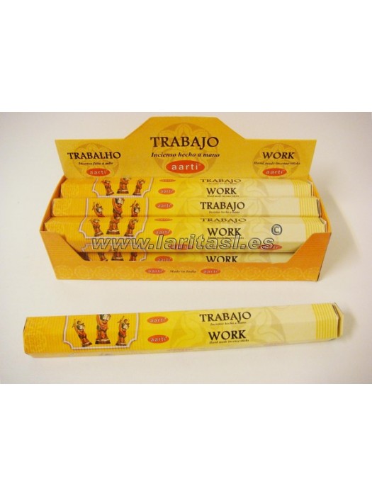 Incenso Aarti Trabalho (pack 6)