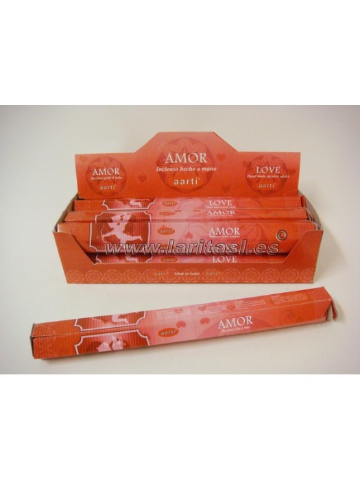 Incenso Aarti Amor (pack 6)