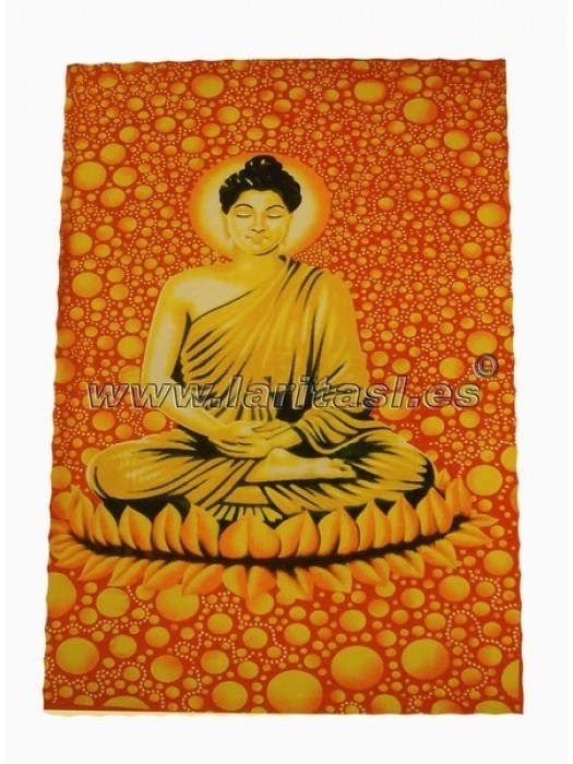 Colcha Budha Amarelo (135x210)