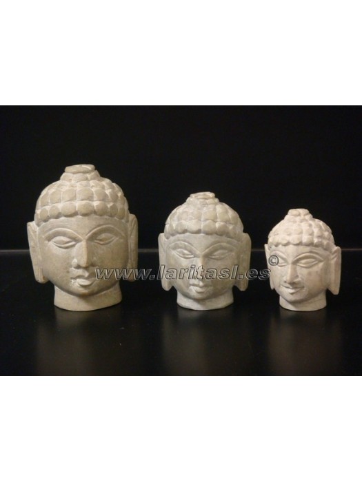 Cabeça Budha Pedra Natural 2,5" (6,5cm)