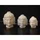 Cabeça Budha Pedra Natural 3" (7,5cm)