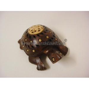 Tartaruga madeira decorada