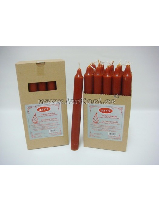Vela Com Aroma Canela 19cmx2cm +/- 8h
