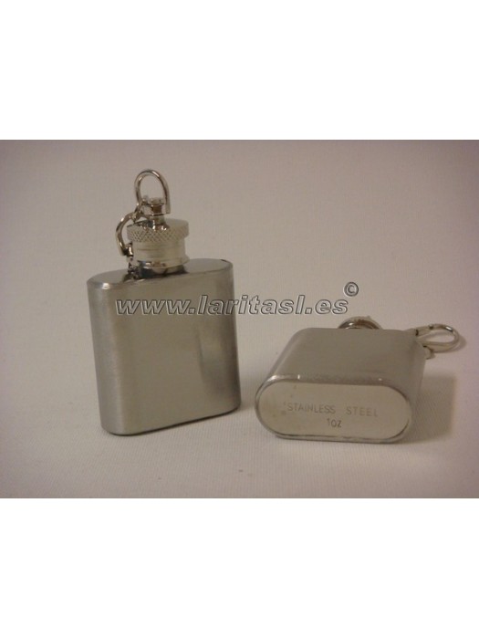 Petaca aço lisa 1 oz.