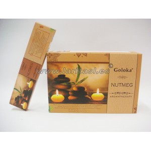 Goloka Aromatherapy Nutmeg (noz moscada) 15gr (pack 12)