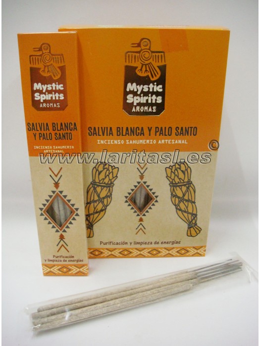 HD Mystic Spirit White Sage+ Palo Santo 8stk (12x8stk) - naranja